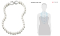 Lauren Ralph Lauren Silver-Tone Glass Pearl Strand Necklace
